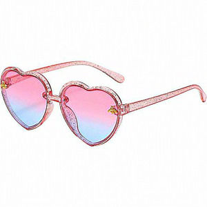 Kids Heart Shaped  UV 400 Protection Sunglasses for Toddler Girls Age 3-10‎